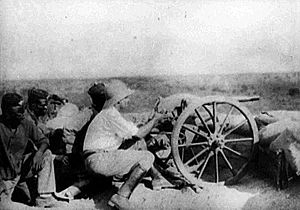 German officer fires gun in Garua.jpg