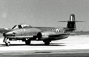 Gloster Meteor F.8 WL164 74 Sqn X HTN 24.07.55 edited-2