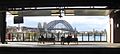 Harbour Bridge from Circular Quay station day
