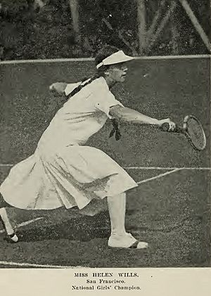 Helen Wills - 1921 - Spalding's tennis annual .. (IA spaldingstennisa00paretja) (page 112 crop)