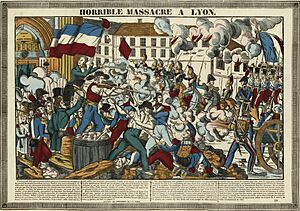 Horrible Massacre à Lyon - 1834