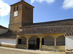 Iglesia parroquial de Santa María en Arconada, Palencia, España.JPG