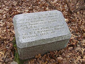 In the Miery Swamp marker