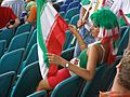 Iranian female football fan
