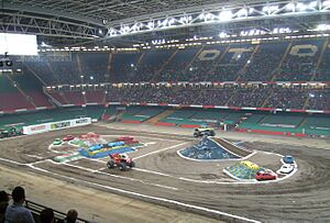 Iron Man (truck) at the Millennium Stadium (2010)