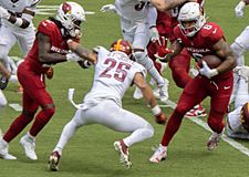 James Conner Cardinals vs Commanders SEP2023 (cropped)
