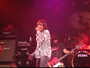 Jeff Keith with Tesla at the Chance in Poughkeepsie, NY
