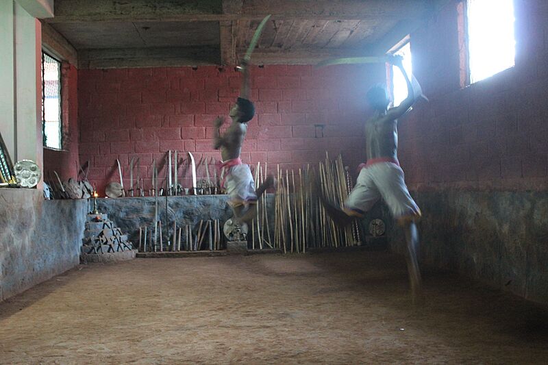 Kalaripayattu performance 3