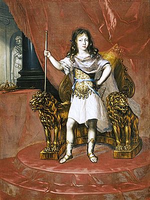 Karl XI, five years old
