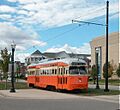 Kenosha streetcar 4615 on 56th St at 1st Ave in 2005