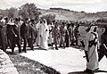 King Saud of Saudi Arabia and King Hussain of Jordan visit to Jerusalem in 1953