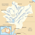 Lake eyre basin map