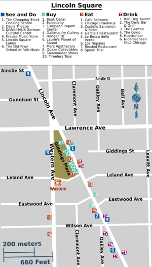 Lincoln Square map