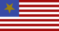 Lone star California flag, July 4th, 1852, Plumas County, California
