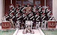 Marching band of Ayrshire Yeomanry