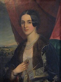 Miklos Barabas, Savka Obrenović, 1845, Princess Ljubica's Residence
