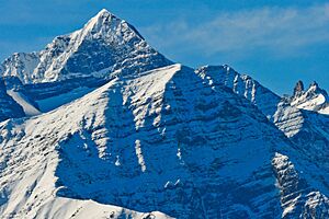 Mt. Forbes Summit From Icefields Parkway