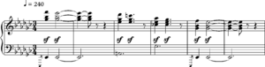Mussorgsky Gnomus original bars 19-25