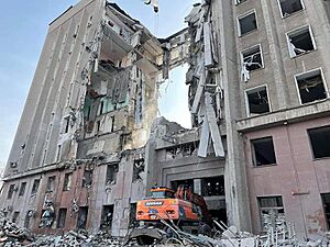 Mykolaiv Regional State Administration after Russian shelling, 30.03.2022 (02)