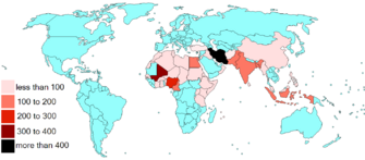 Nationalities of victims of 2015 Mina stampede