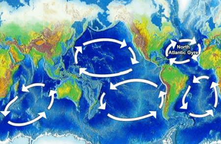 North Atlantic Gyre location