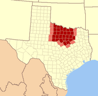 North Texas map