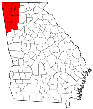The Northwestern Region of Georgia