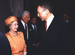 Orrin Hatch and Queen Elizabeth II