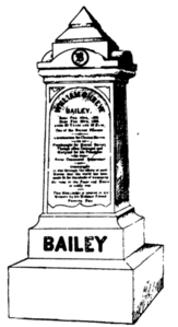 Photius Fisk William Shreve Bailey Monument