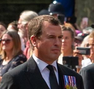 Procession to Lying-in-State of Elizabeth II at Westminster Hall - 85 - Peter Phillips (cropped).jpg