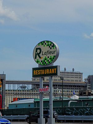 Restaurant Lafleur dans le port de Montréal