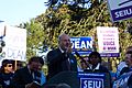 Rob Reiner at Howard Dean rally