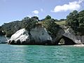 Rock arch at Cathedral Cove