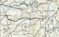 San Joaquin and Sierra Nevada Railroad Valley Springs portion 1889