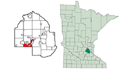 Location of Shorewoodwithin Hennepin County, Minnesota