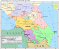 Soviet Caucasus map