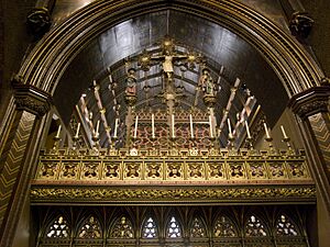St Giles RC Church Cheadle Staffs rood screen
