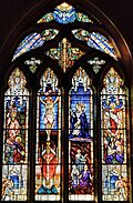 St Mary Magdalen, Mortlake, west window