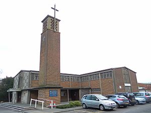 St Richard of Chichester's Church, Cawley Road, Chichester (NHLE Code 1392318).JPG
