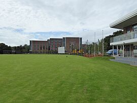 Student flats overlooking Exeter Cricket Club ground (geograph 5023915).jpg