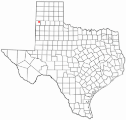 Location of Friona, Texas
