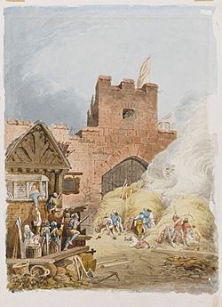 The West Gate, Exeter and the Siege of 1549