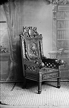 The chair of Taliesin o Eifion NLW3363560