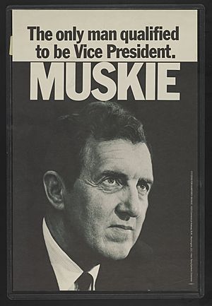 The only man qualified to be Vice President - Muskie LCCN2016648557