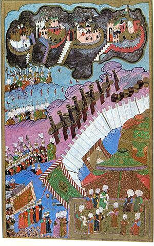 Turkish State Council meeting after the conquest of Szigetvár