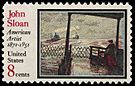 United States postage stamp honoring John Sloan (1971)