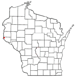 Location of Clifton, Wisconsin