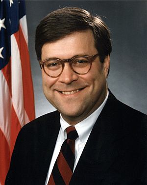 William Barr, official photo as Attorney General