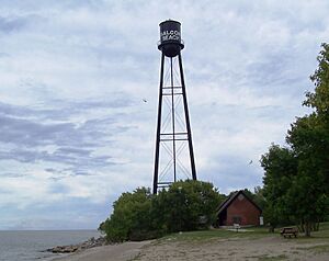 Winnipeg Beach Water Tower (With Falcon Beach On It)