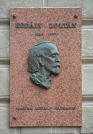 Zoltan Kodaly Commemorative Plaque